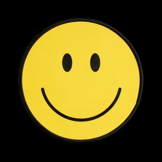 Tapete de rato Mustard Happy Face antiderrapante 240 x 200 mm