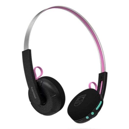 Auriculares Philips TAMS1BK/00 inalámbricos Bluetooth con micrófono y USB-C negro