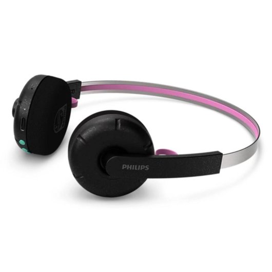 Auriculares Philips TAMS1BK/00 inalámbricos Bluetooth con micrófono y USB-C negro