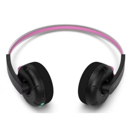 Auriculares Philips TAMS1BK/00 inalámbricos Bluetooth con micrófono y USB-C negro