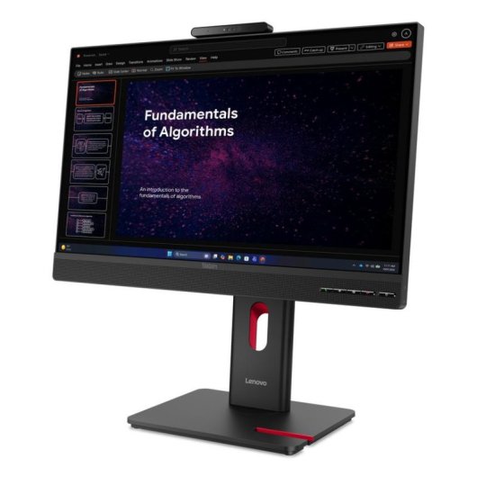 Monitor PC Lenovo ThinkCentre TIO24 Gen6 23,8" FullHD 120Hz IPS Pivot altezza regolabile Webcam integrata