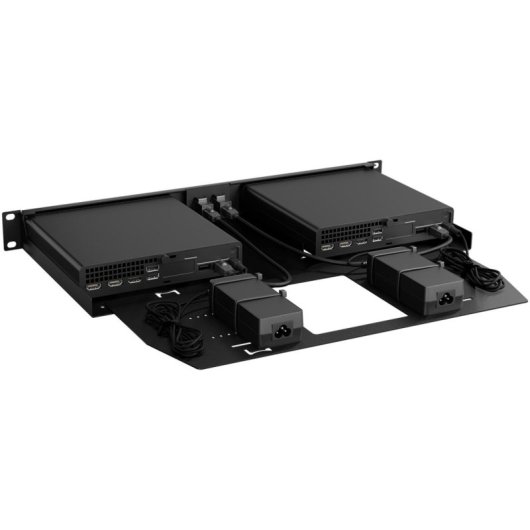 Soporte de montaje Rackmount.IT RM-HP-T3 1U Negro