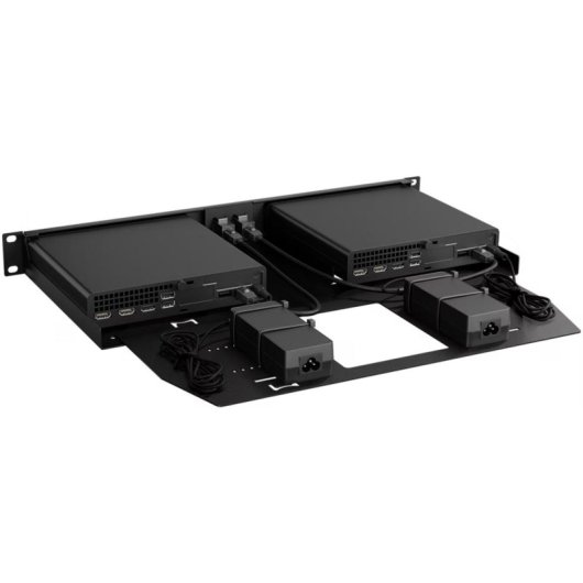 Soporte de montaje Rackmount.IT RM-HP-T3 1U Negro
