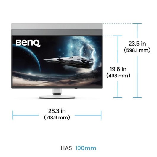 Monitor BenQ EX321UZ 31,5" UltraHD 4K 144Hz IPS Mini LED HDR10 Ajustable en altura