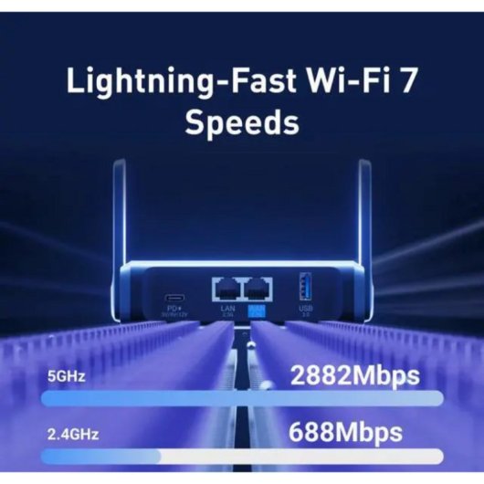Router GL.iNet Slate 7 WiFi 7 Dual 2,5G VPN portable écran tactile