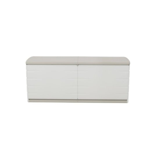 Baúl De Exterior De 450 Litros - Para Jardín Y Terraza Dimensiones 153 X 61 X 53 Cm - Color Beige