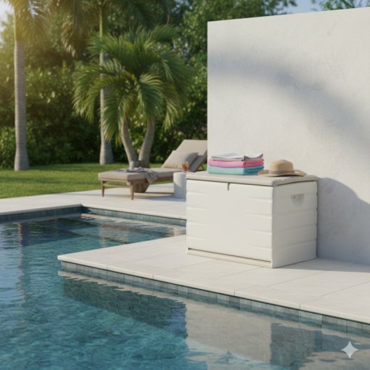 Baúl De Jardín De 260 Litros - Baúl De Exterior Multiusos Para Terraza Y Balcón 80 X 61 X 53 Cm