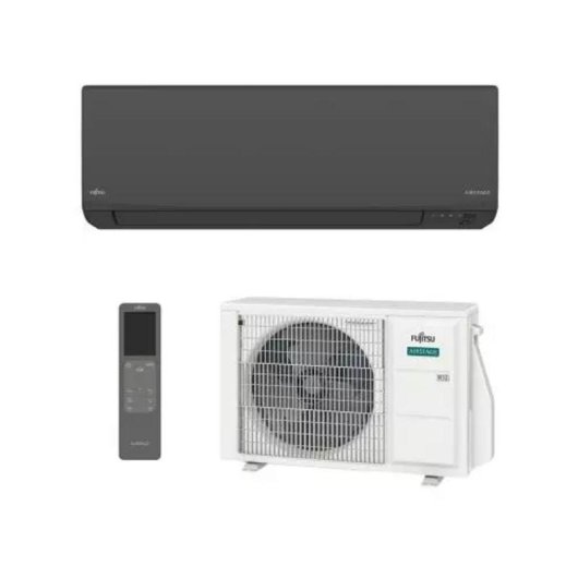Split-Klimaanlage Fujitsu ASY25-KJ 9.000 BTU A+++ Inverter Wärmepumpe WLAN Schwarz