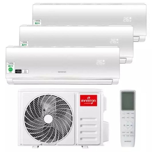 Aire Acondicionado MultiSplit 3x1 Infiniton MPTSE120909A2 7.700 Frigorías A++ Inverter Bomba de Calor WiFi