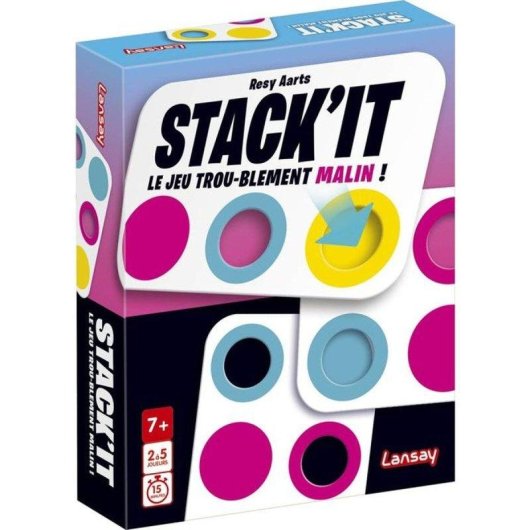 Juego de cartas táctico Lansay Stack'it para 2-5 jugadores