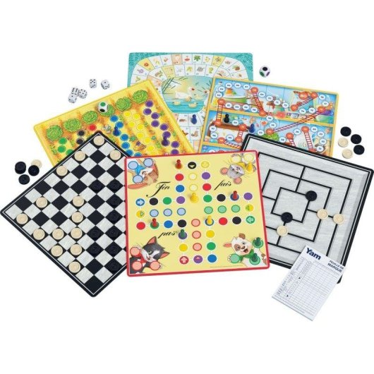 Juego de Mesa Schmidt Spiele 100 Juegos Clásicos y Originales 2-6 Jugadores