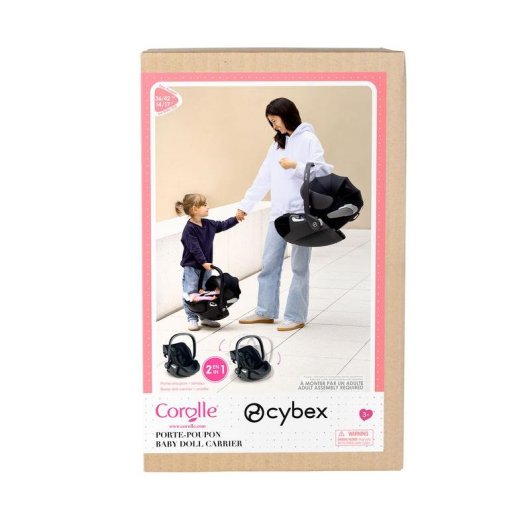 Portacuna y tumbona 2 en 1 Corolle Cybex Priam Negro Mate 36–42 cm
