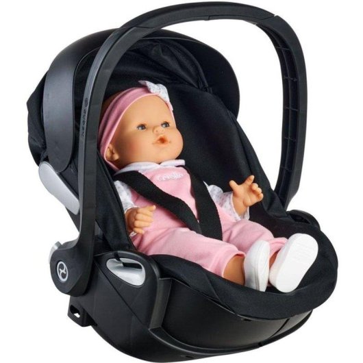 Portacuna y tumbona 2 en 1 Corolle Cybex Priam Negro Mate 36–42 cm