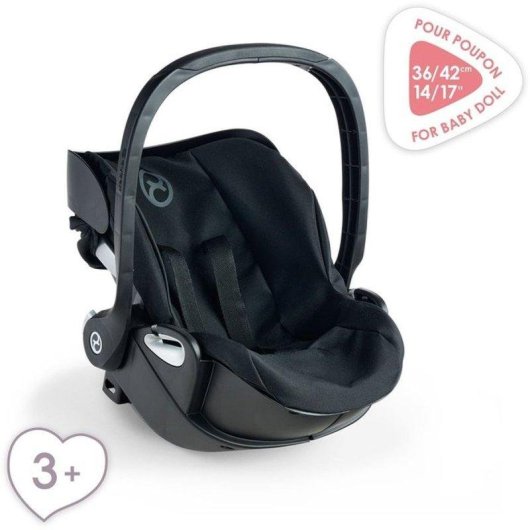 Portacuna y tumbona 2 en 1 Corolle Cybex Priam Negro Mate 36–42 cm