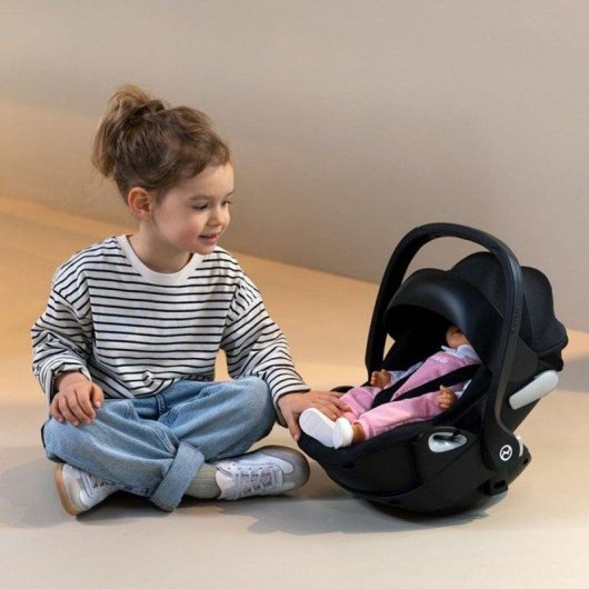 Portacuna y tumbona 2 en 1 Corolle Cybex Priam Negro Mate 36–42 cm