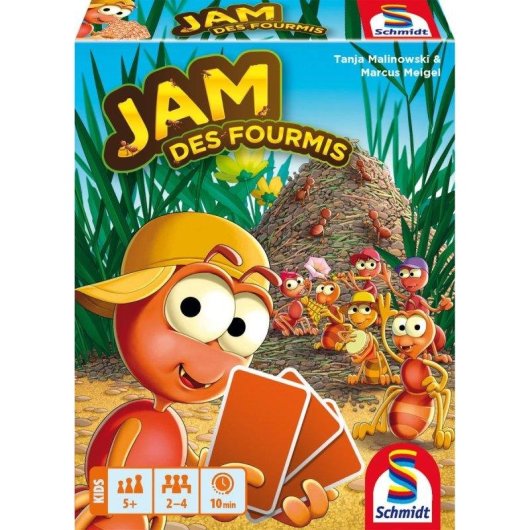 Juego de cartas familiar Schmidt Spiele Jam des Fourmis 65 cartas 2-4 jugadores 5+ años