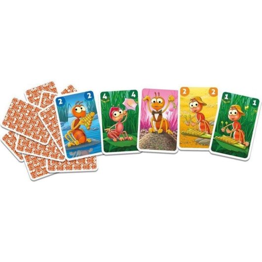 Juego de cartas familiar Schmidt Spiele Jam des Fourmis 65 cartas 2-4 jugadores 5+ años
