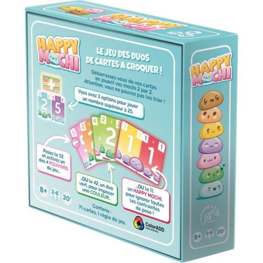 Juego de cartas Asmodee Happy Mochi 2-6 jugadores a partir de 8 años