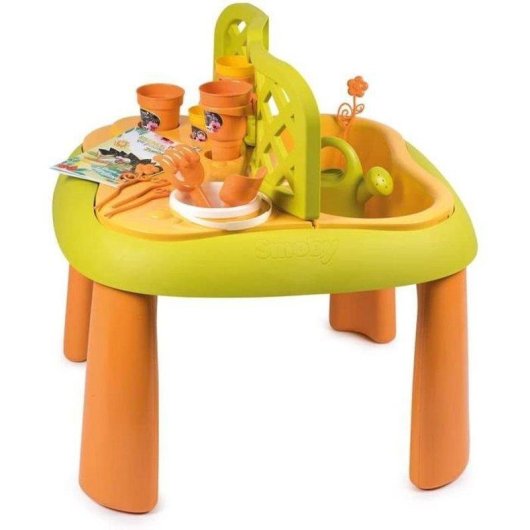 Mesa de Jardinería Infantil Smoby Silence Ça Pousse Anti-UV con Accesorios