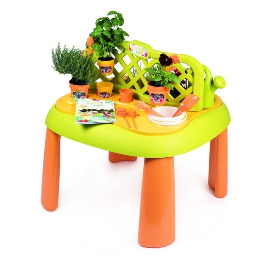 Mesa de Jardinería Infantil Smoby Silence Ça Pousse Anti-UV con Accesorios