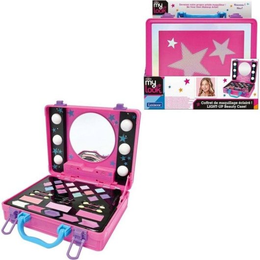 Coffret Maquillage Enfant Lexibook Luminous Beauty Studio avec Miroir Éclairé