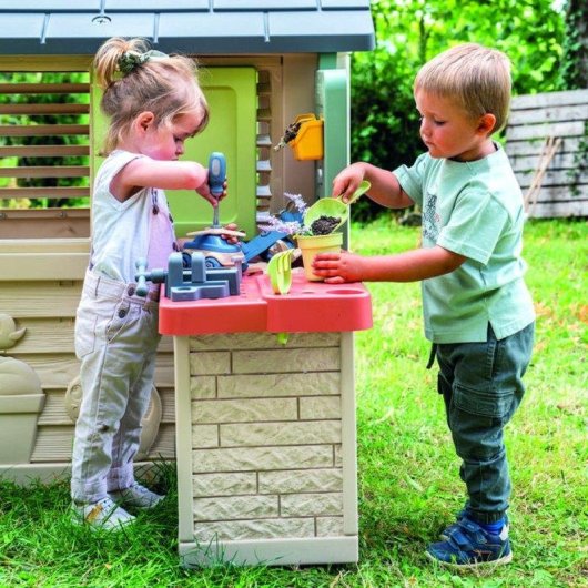 Accesorio Smoby Life Workshop para Caseta de Juegos con 39 Herramientas