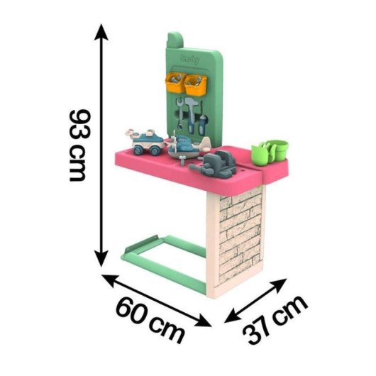 Accesorio Smoby Life Workshop para Caseta de Juegos con 39 Herramientas