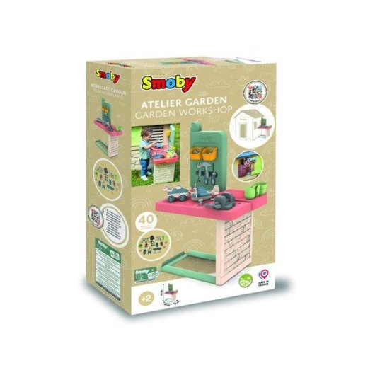 Accesorio Smoby Life Workshop para Caseta de Juegos con 39 Herramientas