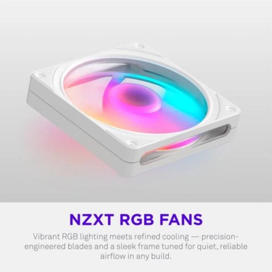 Raffreddamento Aria NZXT RGB 120 mm 2400 rpm LED RGB indirizzabile