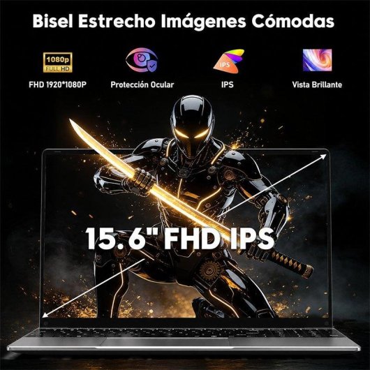 Portátil Moacreto Yepbook Ul156 15.6" Intel Core i5-7Y54 16GB 512GB SSD Windows 11 Pro