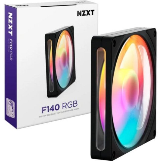 Refrigeração Ar NZXT 140 mm RGB direccionável 2000 rpm silencioso