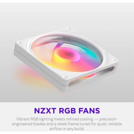 Raffreddamento Aria NZXT Bianco 140mm RF-R214S-WF RGB PWM Indirizzabile