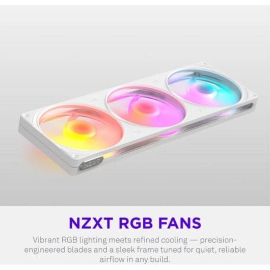 Refrigeración aire NZXT Blanco 3x120 mm F360 RGB PWM 2400 rpm LED RGB