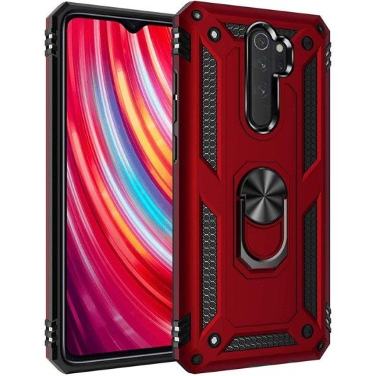 Capa Magnética Max Power Digital com Anel Giratório 360° para Redmi Note 8 Pro