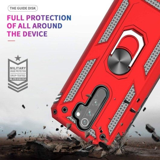 Capa Magnética Max Power Digital com Anel Giratório 360° para Redmi Note 8 Pro