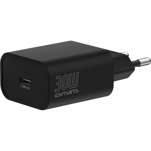 Caricatore USB-C 4smarts 30W Power Delivery 3.0 con cavo 1,5 m