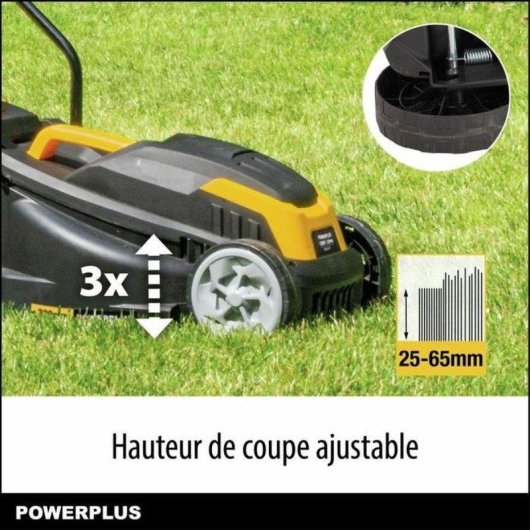 Kit Cortacésped y Perfiladora Eléctrica PowerPlus 1300 W 250 W 320 mm 220 mm 30 L 250 m²