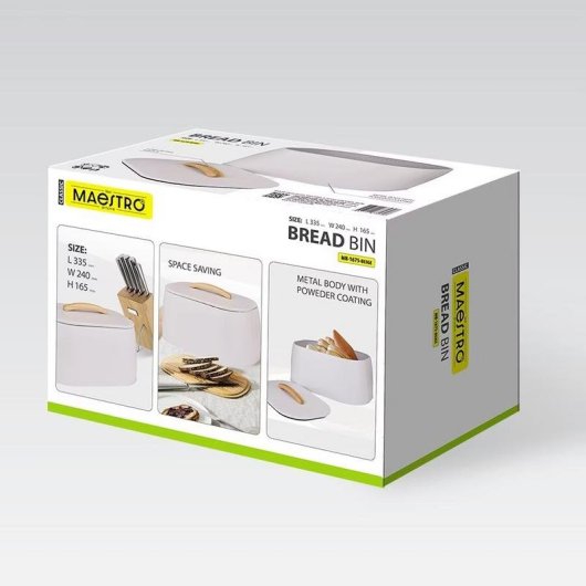 Maestro Edelstahl Brotdose Beige MR-1675-BEIGE