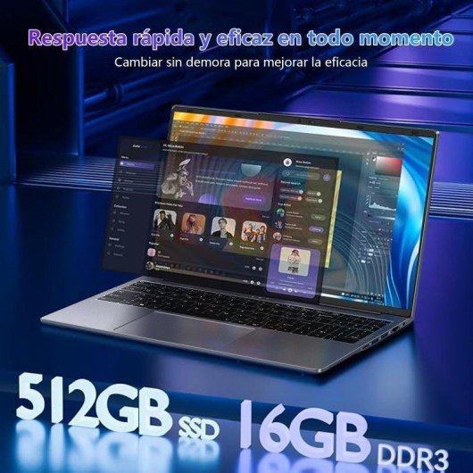 Portátil AMDEVPRO 16.1" Intel Core i5-8210Y 16GB 512GB SSD UHD 617 Windows 11 Pro