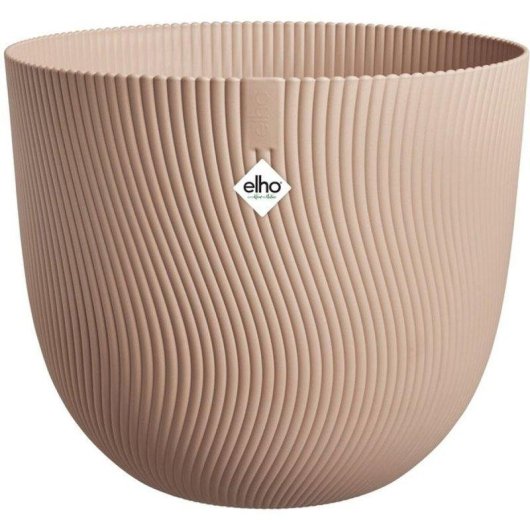 Vaso Elho Sereh Round 60 cm 110 L Marrone Mate Resistente UV e Gelo