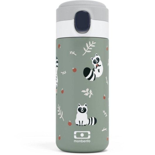 Thermosflasche Monbento MB Pop 360 ml Edelstahl 18/8 Raccoon