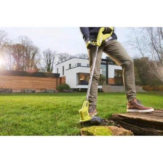 Kit combo Ryobi ONE+ 18V Rasenmäher 33 cm + Freischneider 2 in 1 Mulching 250 m²