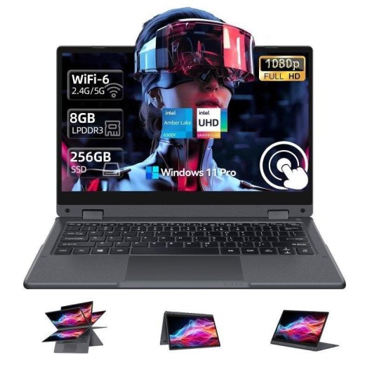 Ordinateur portable AMDEVPRO 11,6" Intel Core 6500Y 8GB 256GB SSD UHD Graphics 615 Windows 11 Pro