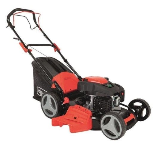 Schaumstoffmäher Benzin Selbstantrieb Scheppach MS225-53BR 53 cm 4 in 1 224 cc