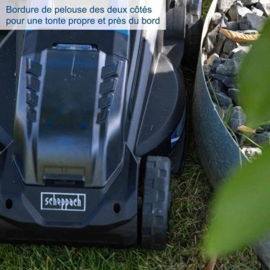 Pack Jardín Scheppach 20V IXES Cortadora y Desbrozadora 2 Baterías 4Ah