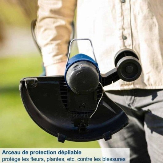 Pack Jardín Scheppach 20V IXES Cortadora y Desbrozadora 2 Baterías 4Ah