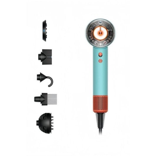 Sèche-cheveux Ionique Dam Electronics Supersonic Nural HD16 1600W 4 Températures 5 Accessoires Pâtine Topaze