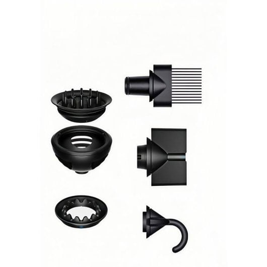 Sèche-cheveux Ionique Dam Electronics Supersonic Nural HD16 1600W 4 Températures 5 Accessoires Pâtine Topaze