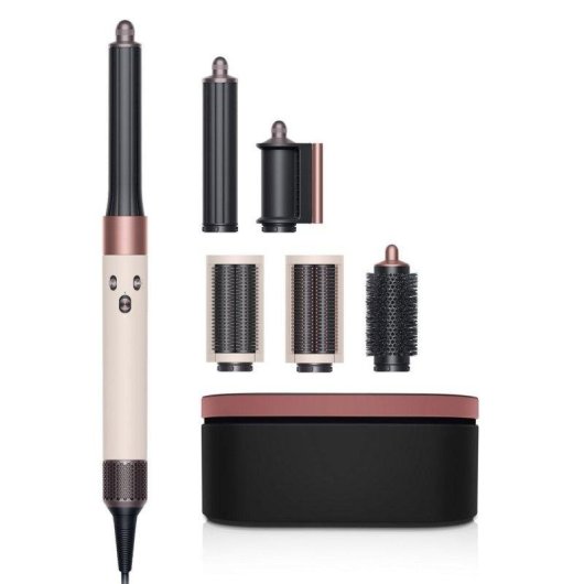 Multistyler Dam Electronics Airwrap Complete Long HS05 1300W Céramique Coanda 6 Accessoires Rose Gold