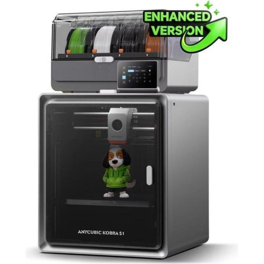 Imprimante 3D Anycubic S1 COMBO V2 rapide fermée multicolore ACE 2 Pro
